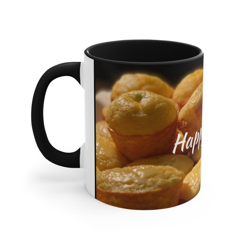 Yellow Corn Bread Thanksgiving Christmas Happy Holiday Coffee Tea Mug -  Kitchen - Picture 3 of 4
